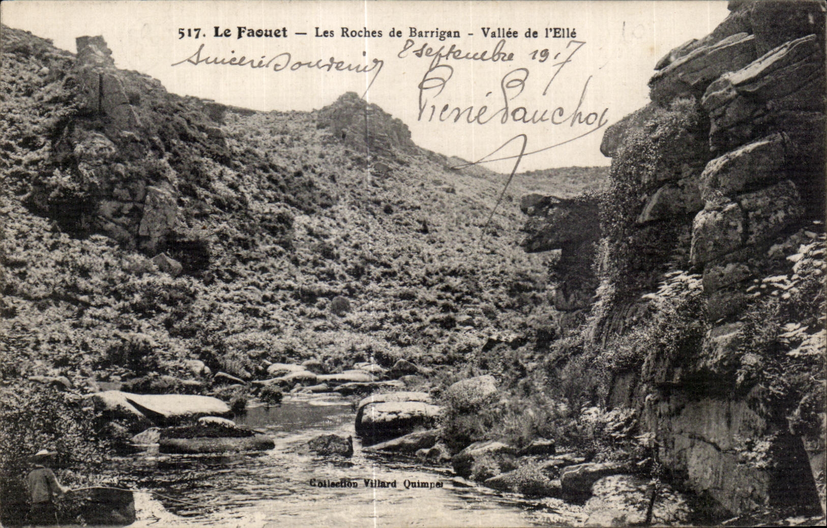 Le Faouët — Les Roches de Barrigan — Vallée de l'Ellé — Collection Villard Quimper