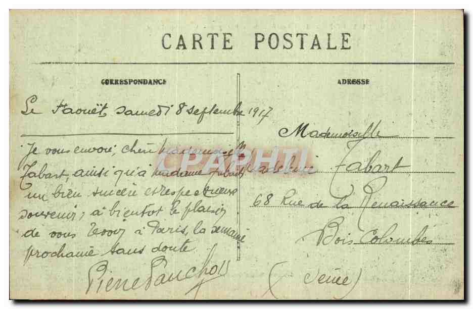 Le Faouët — Les Roches de Barrigan — Vallée de l'Ellé — Collection Villard Quimper — Rückseite