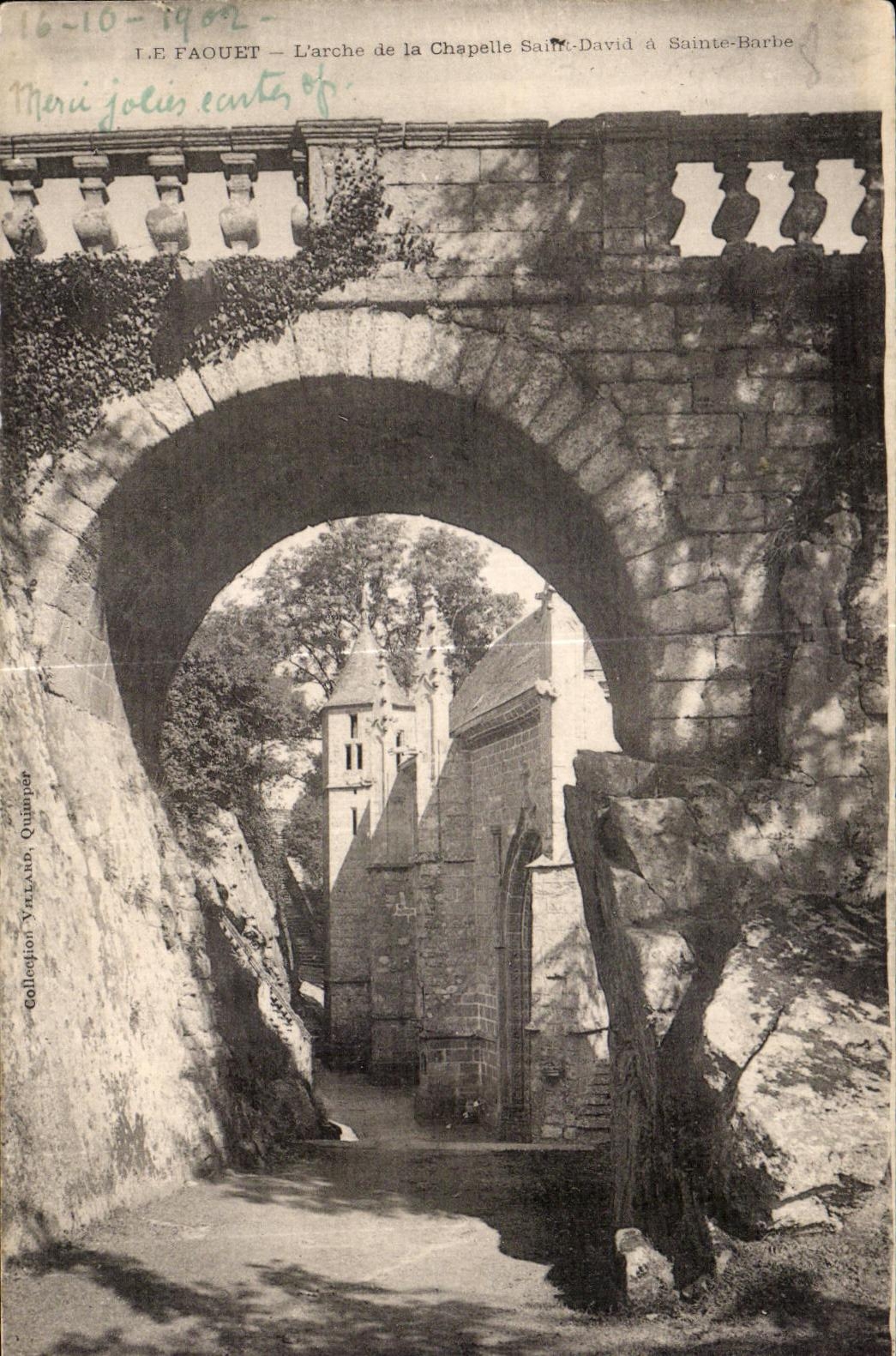 CPA Le Faouet L arche de la Chapelle Saint David a Saint Horbe