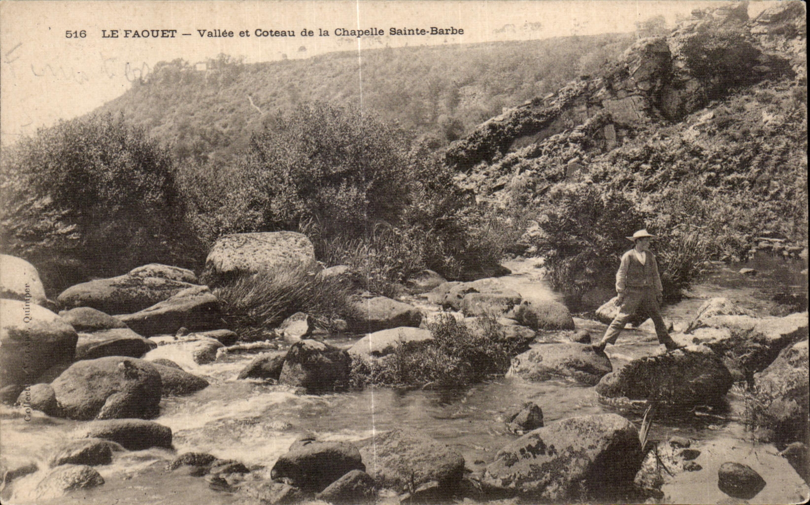LE FAOUET — Vallée et Coteau de la Chapelle Sainte-Barbe — Quinter
