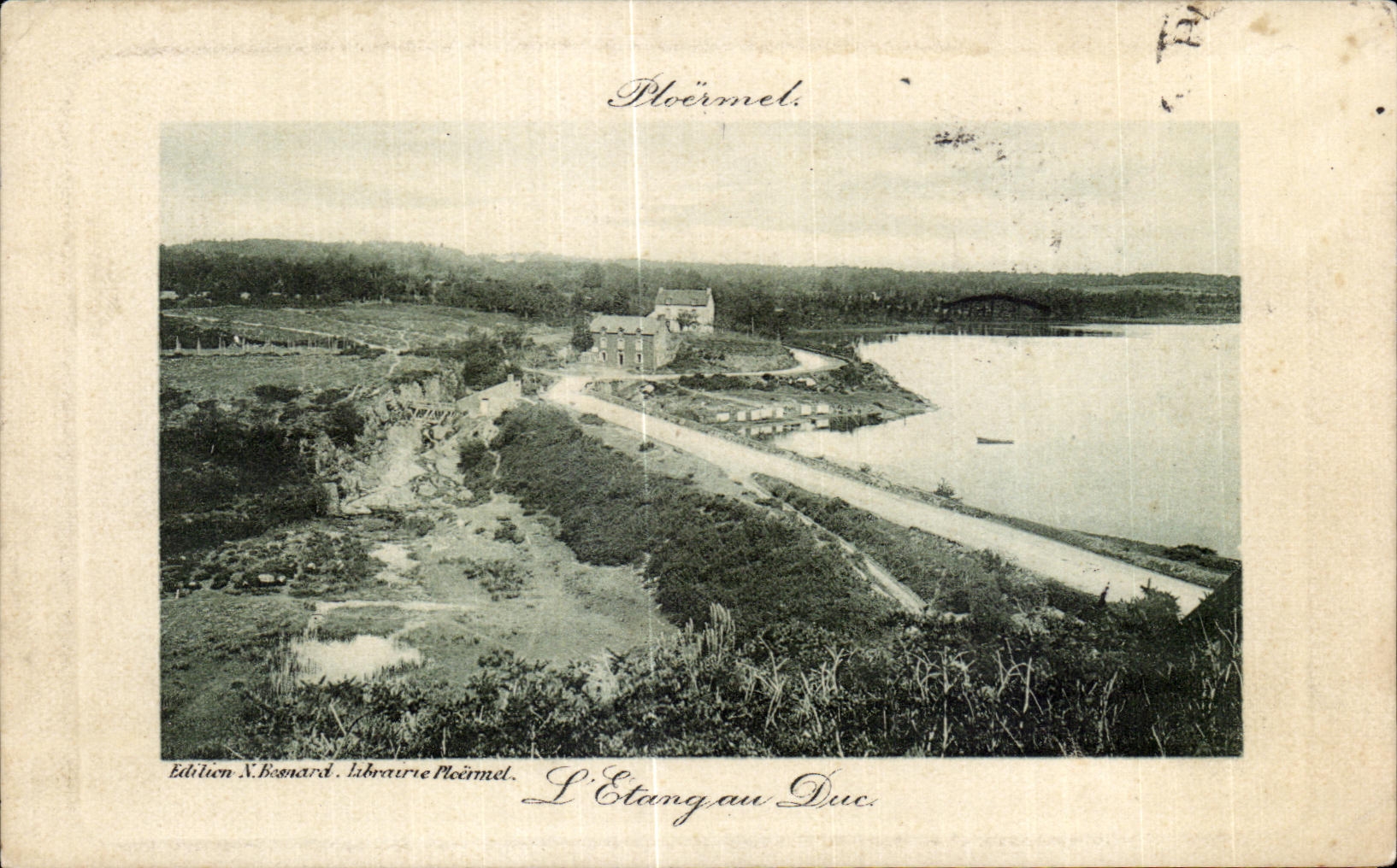 CPA Ploermel L etang au Duc 