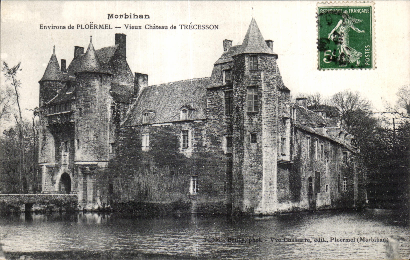 CPA Morbihan Environs de Ploermel Vieux Chateau de Trecesson