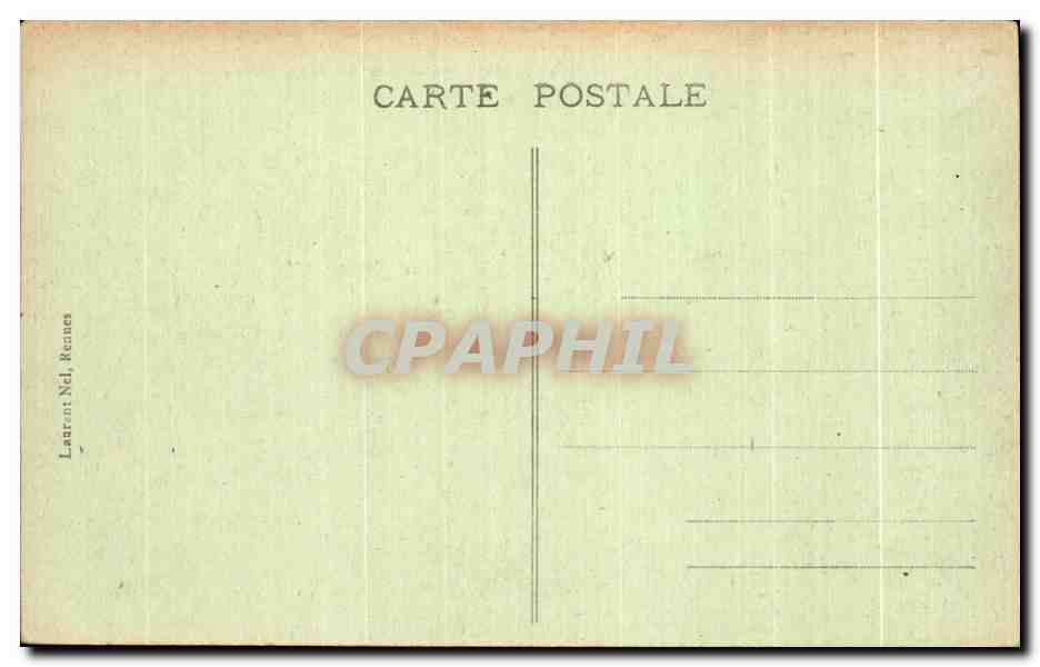 CPA Plouharnel Carnac Abbaye des Benedictines — Rückseite