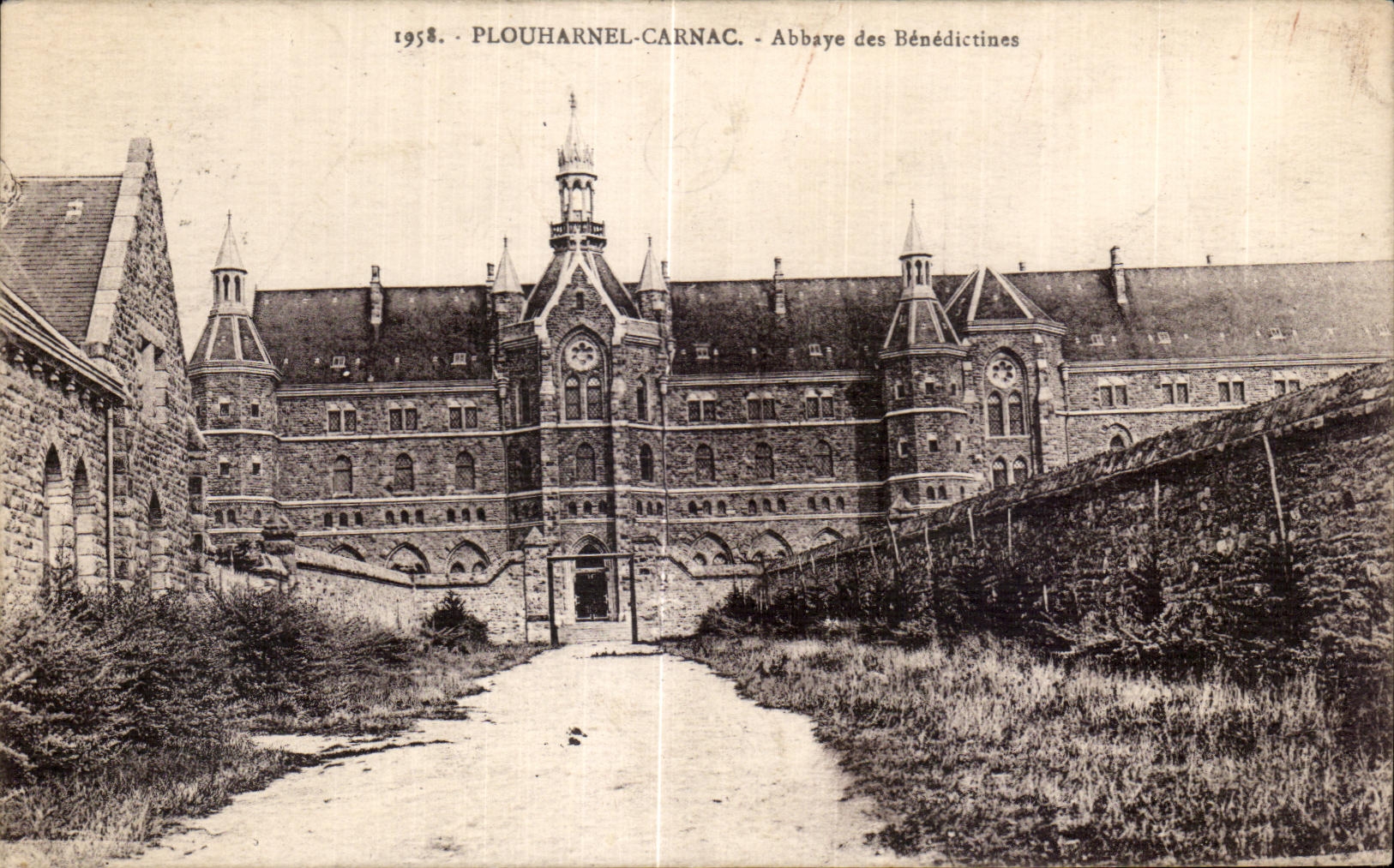 CPA Plouharnel Carnac Abbaye des Benedictines