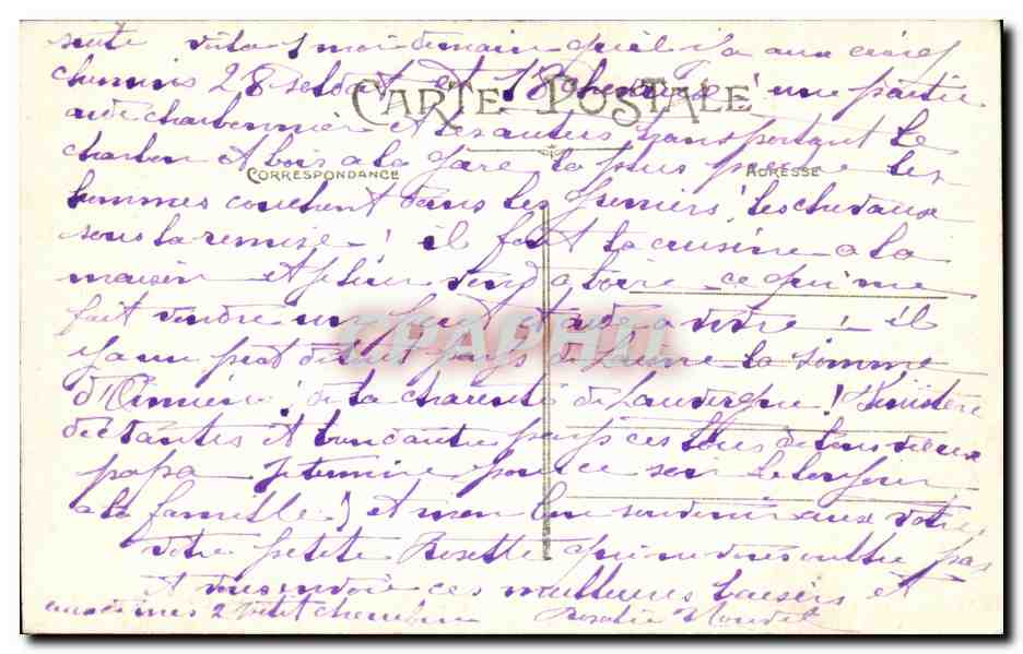 Pontivy — The Chasseurs Quarter — The Rounds of the Canal — Collection A. Waron, St Brieuc — Back