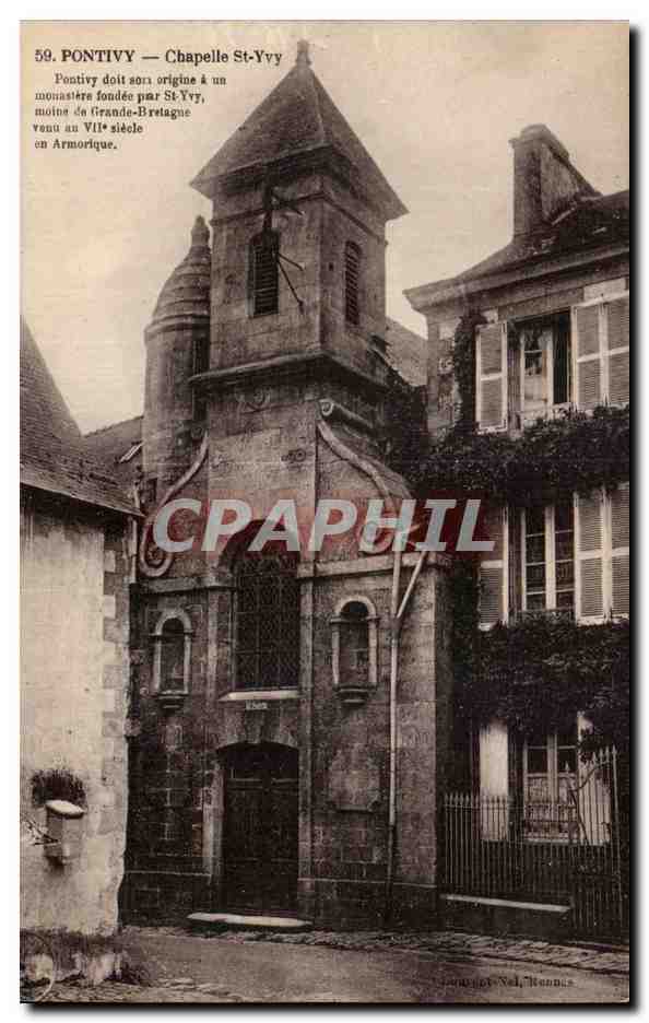 Pontivy — Chapelle St-Yvy — éditeur Nell, Rennes, n°59