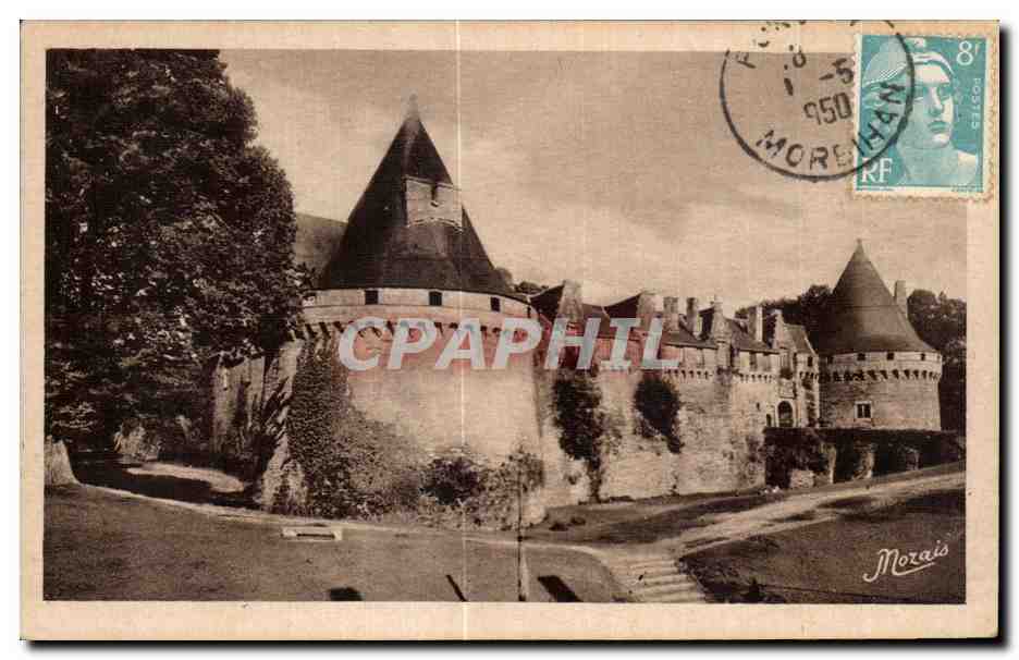 CPA Pontivy (Morbihan) Facade du chateau fort des Seigneurs de Rohan