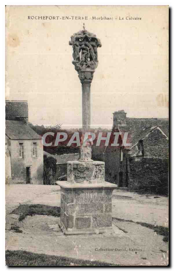 CPA Rochefort En Terre Morbihan Le Calvaire