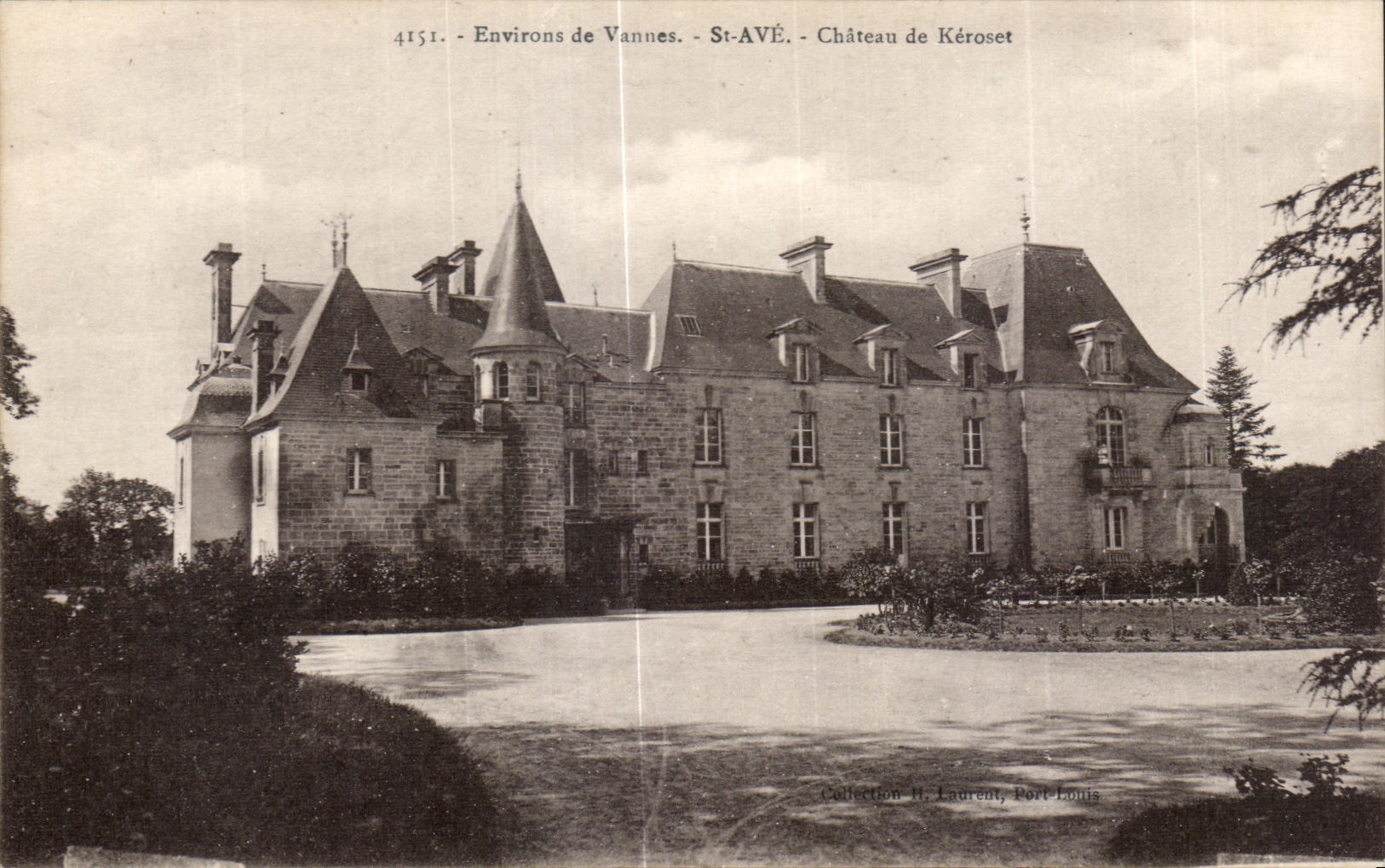 CPA Environs de Vannes St Ave Chateau de Keroset