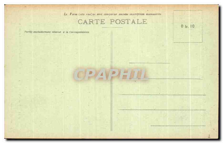 CPA Presqe ile de Rhuys Saint Gildas Grotte de Portas — Rückseite