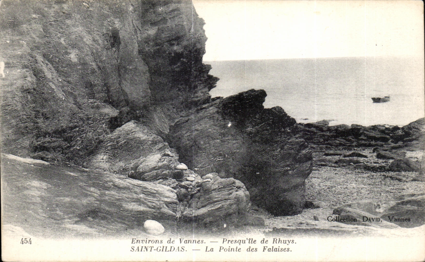 Environ de Vannes — Presqu'île de Rhuys — La Pointe des Falaises — Collection David, Vannes