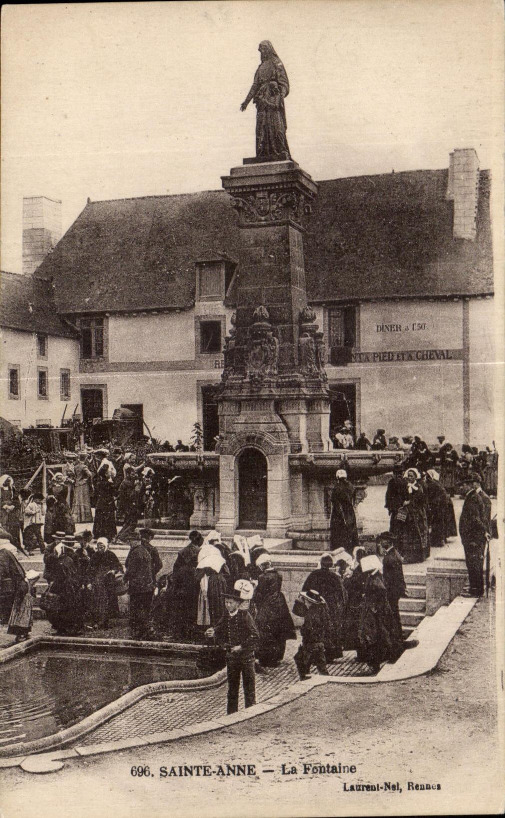 CPA sainte Anne La Fontaine 