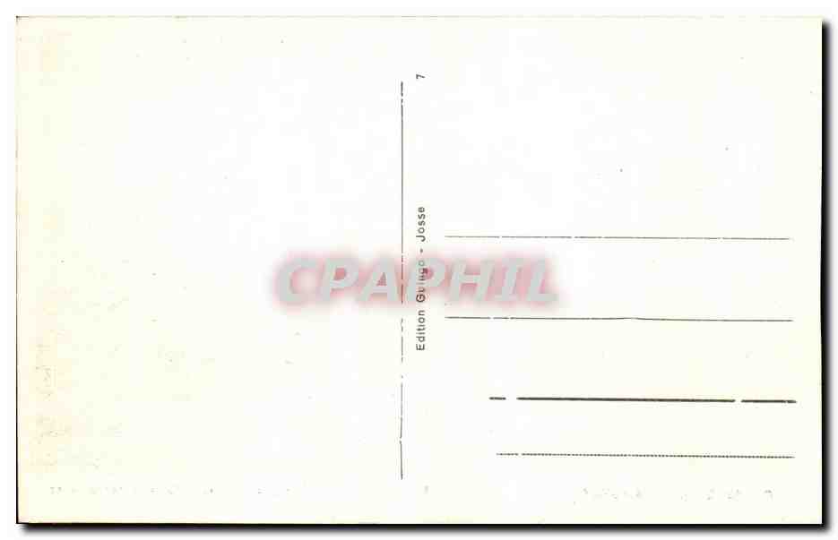 Ste-ANNE d'AURAY — La basilique et la fontaine miraculeuse — Edition Glingo-Josse, n° 45 — Verso
