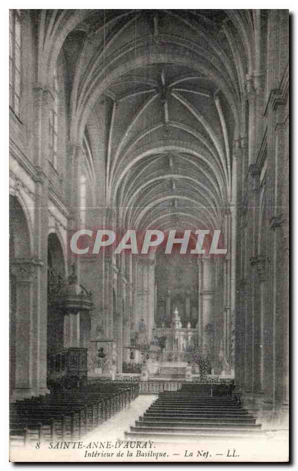 Sainte-Anne-d'Auray — Intérieur de la Basilique — La Nef — LL