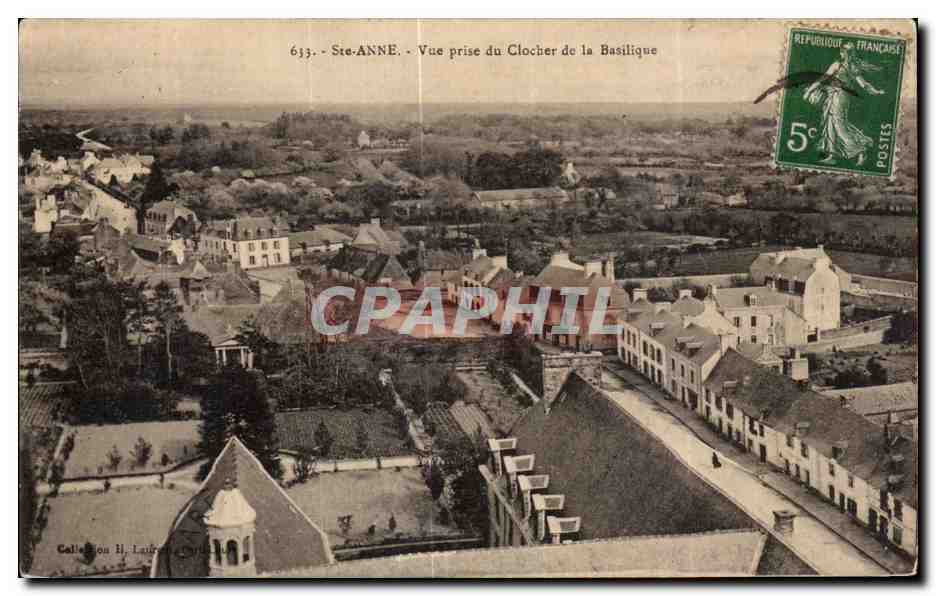 CPA Ste Anne Vue Prise du Clocher de la Basilique