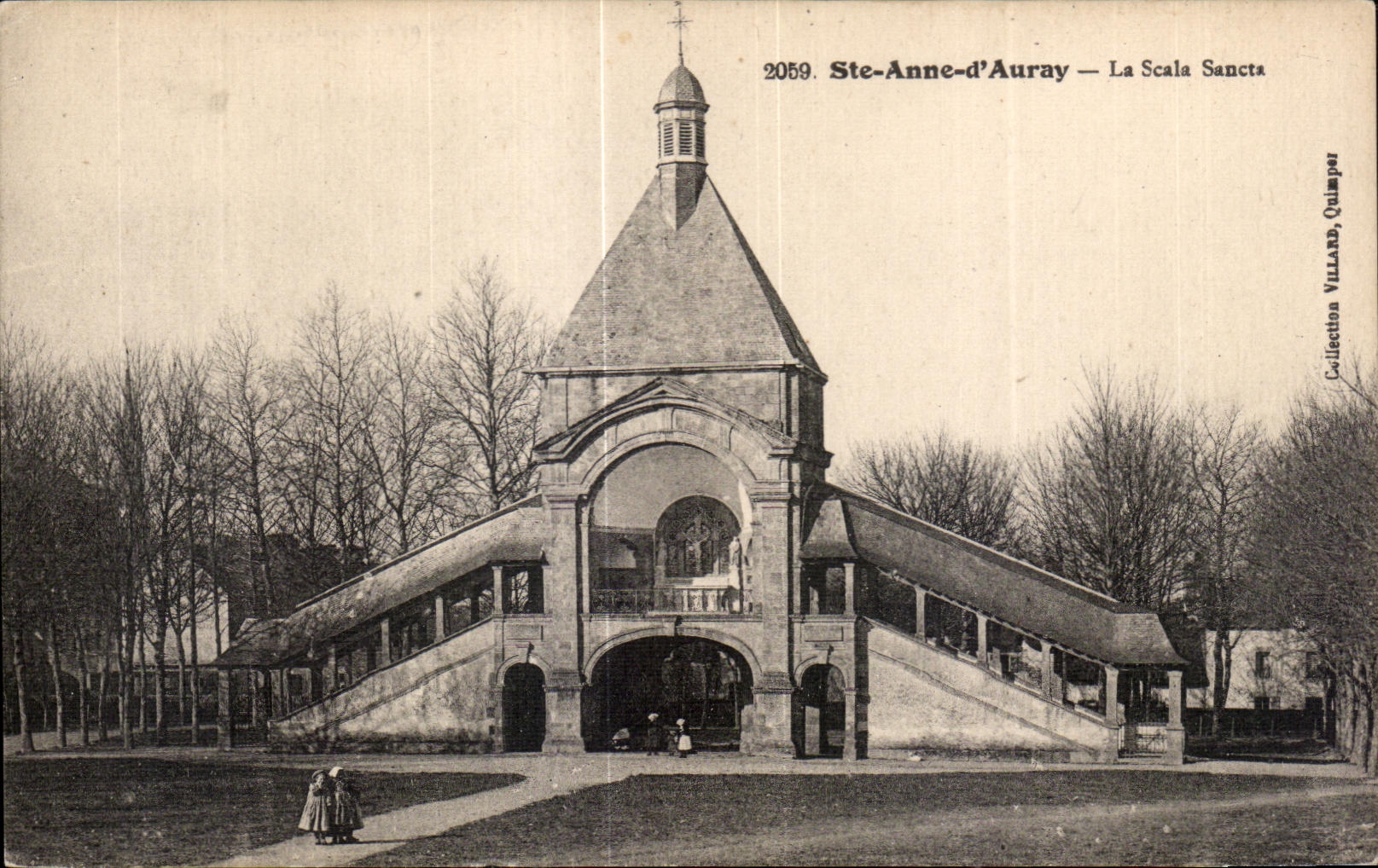 CPA Sainte Anne D Auray Le Scala Sancta