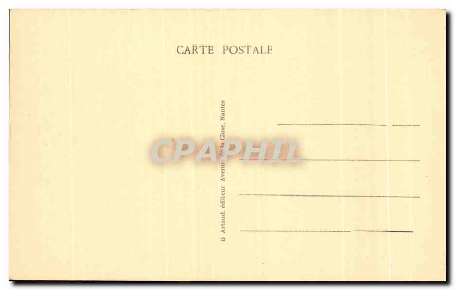 CPA Rochefort et Terre Ancienne Hotellerie du Chateau — Rückseite