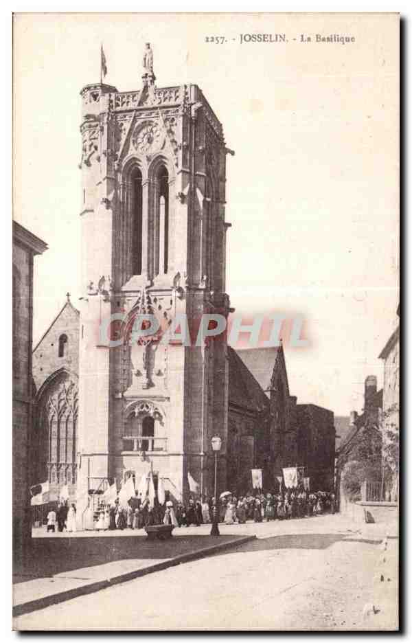 CPA Josselin La Basilique