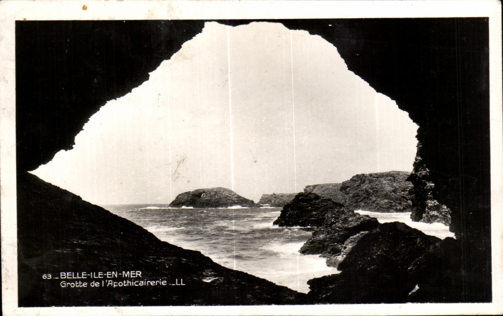 Belle-Île-en-Mer — Grotte de l’Apothicaire — éditeur LL, n° 63