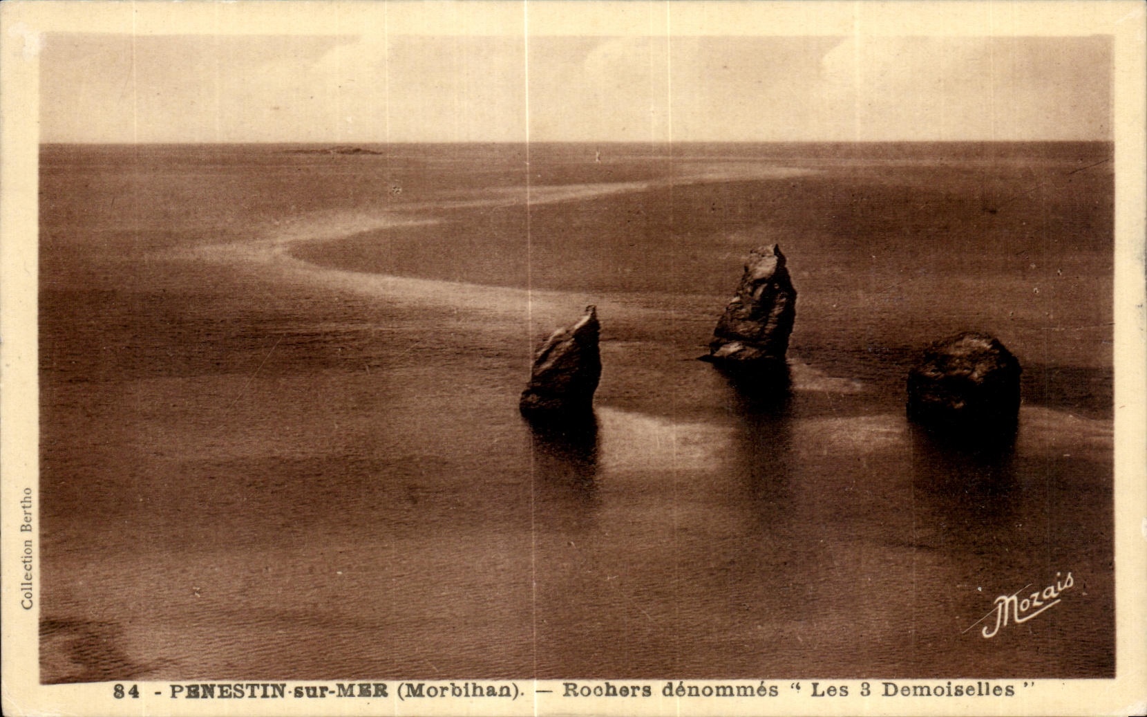 CPA Penestin sur Mer Rochers Denommes Les Demoiselles