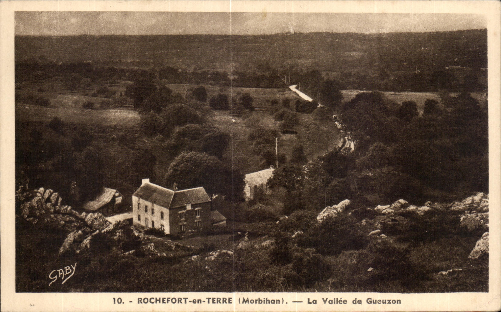 CPA Rochefort en Terre La Vallee de Gueuzon