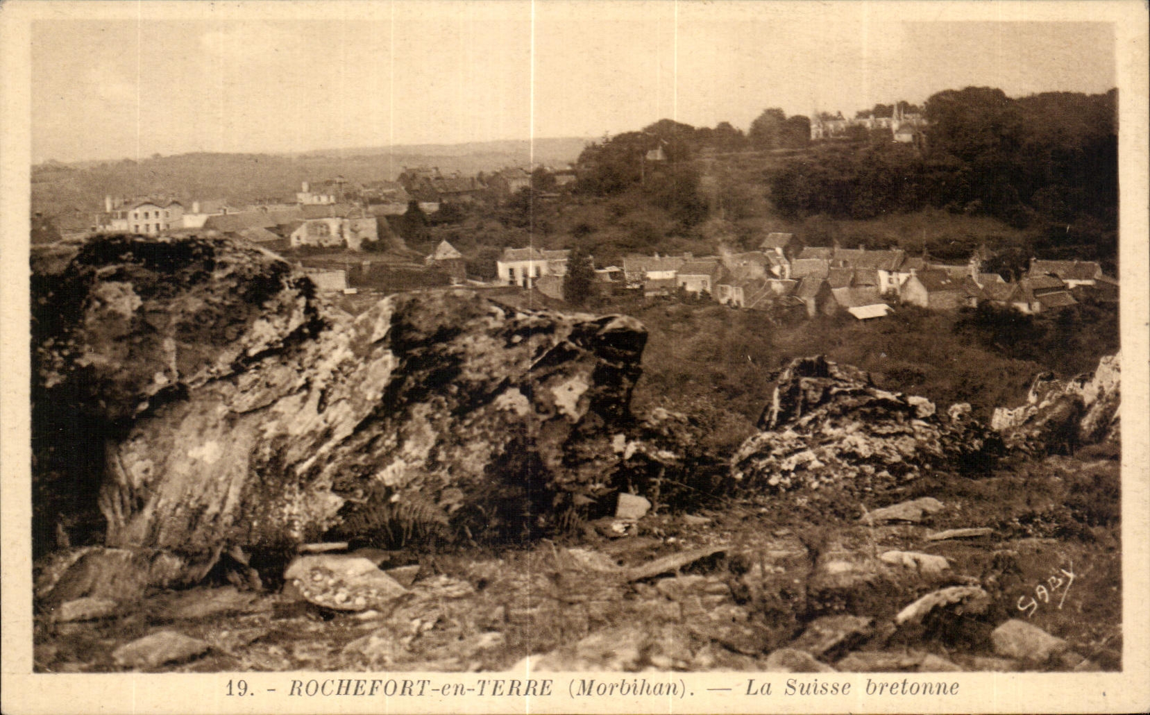 CPA Rochefort en Terre La Suisse Bretonne