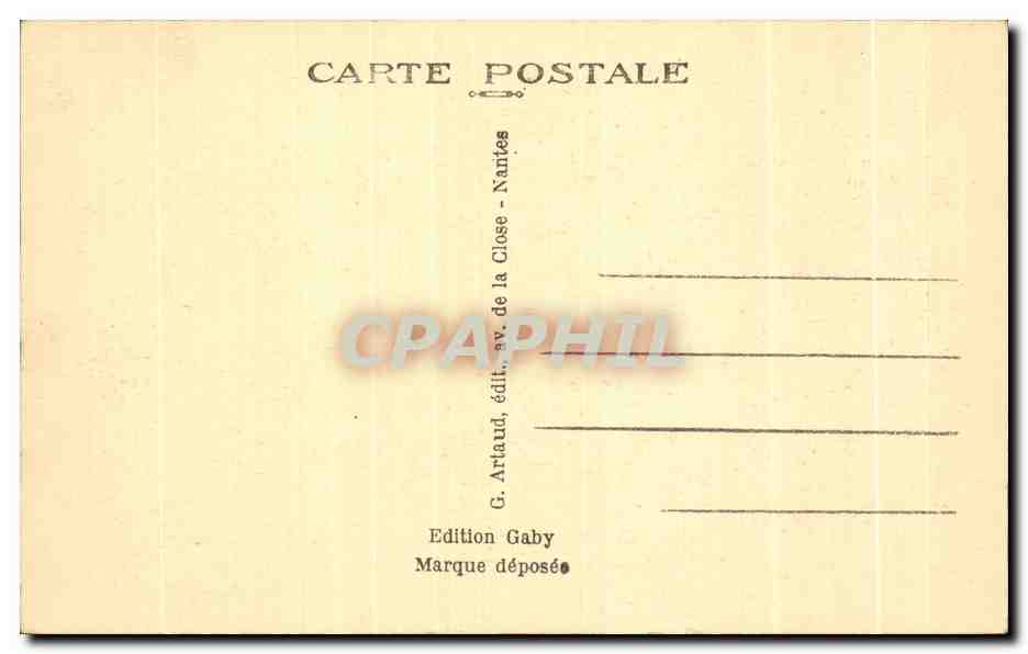 CPA Rochefort en Terre La Suisse Bretonne — Rückseite