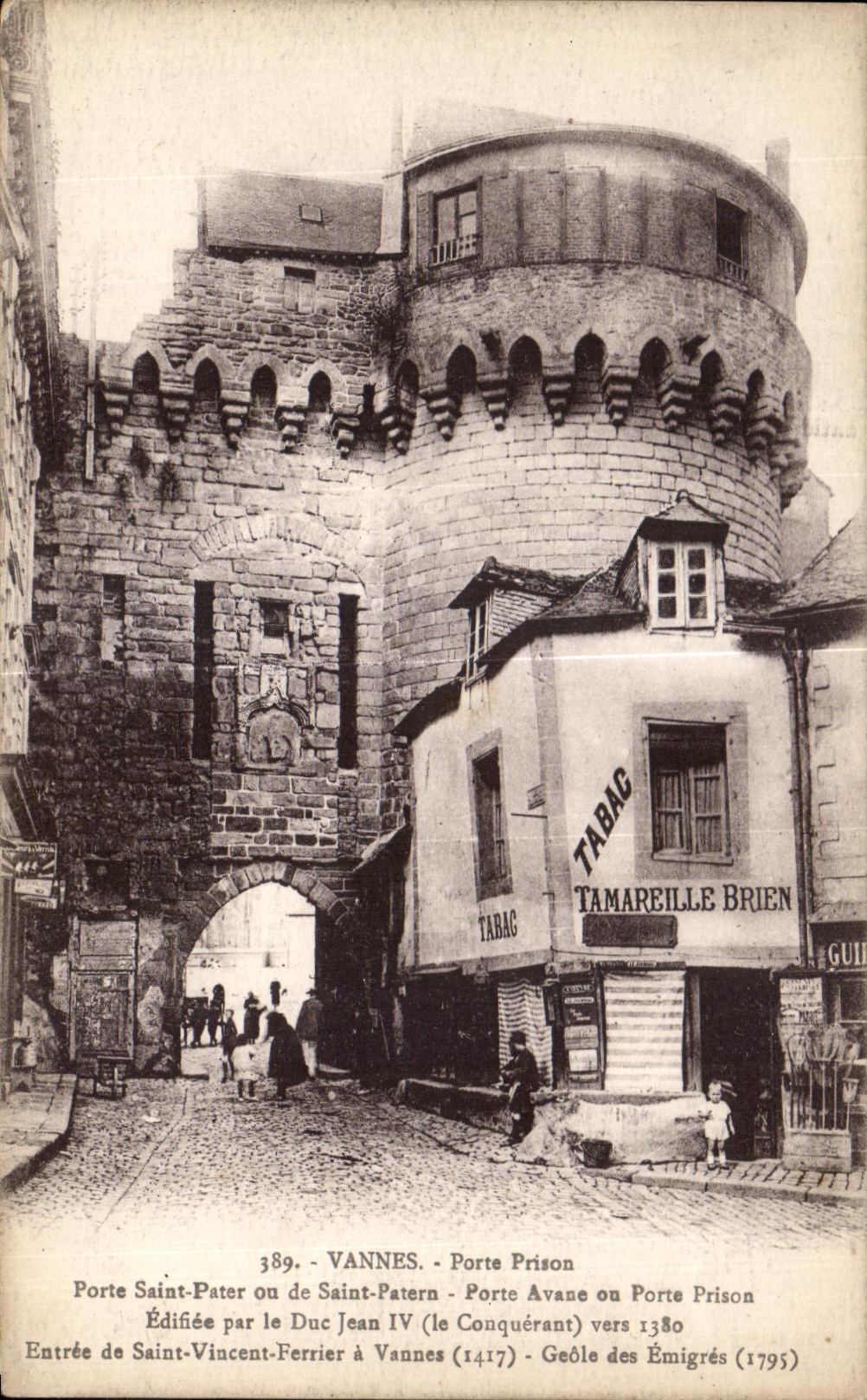 CPA Vannes Porte Prison Porte Saint Pater ou de Saint Patern