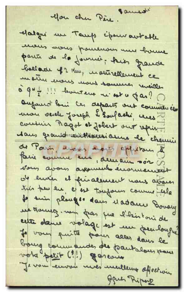 VANNES - Le Port et la Rabine — éditeur anonyme, n° de série 812 — Rückseite