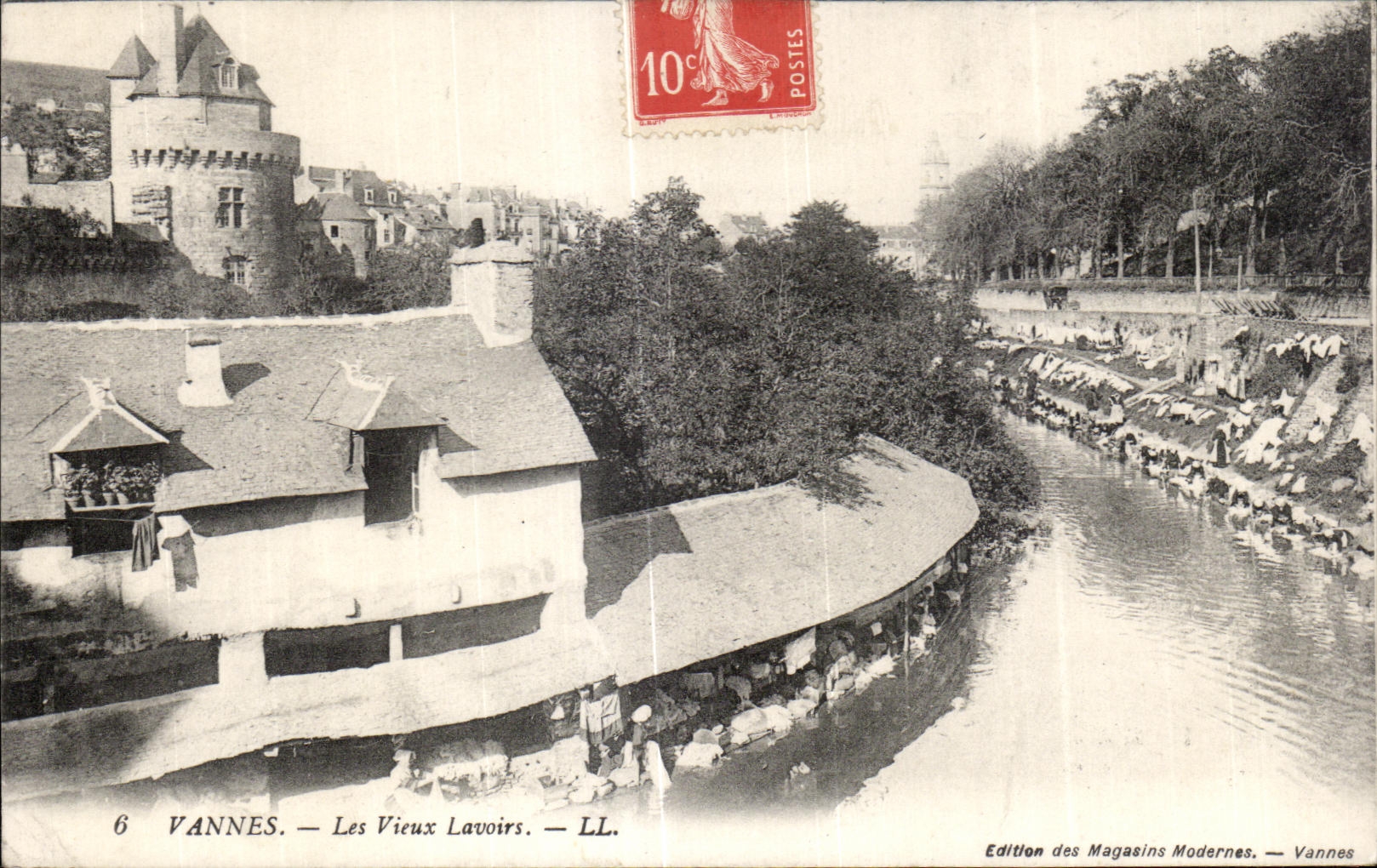 CPA Vannes Les Vieux Lavoirs Lavandieres 