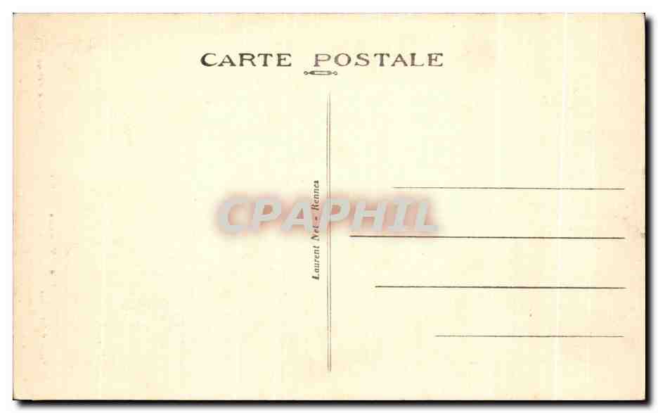 CPA Vannes Porte Prison Porte Saint Pater ou de Saint Patern Tamareille Brien — Rückseite