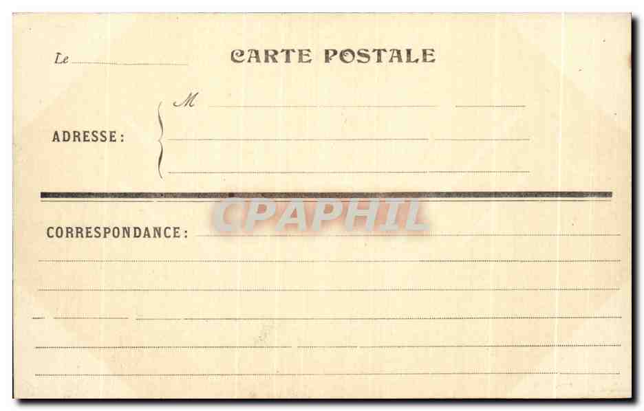 VANNES - La Tour du Connétable et le lavoir de la Garenne — Éditeur : Caille & Cie, n° 61 — Rückseite