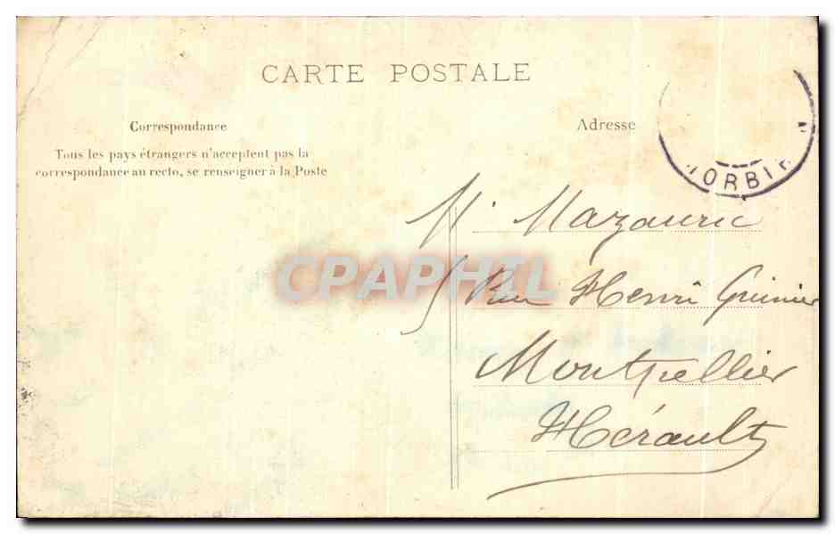 CPA Vannes La Promenade de la Garenne Lavoirs Lavandieres  — Rückseite