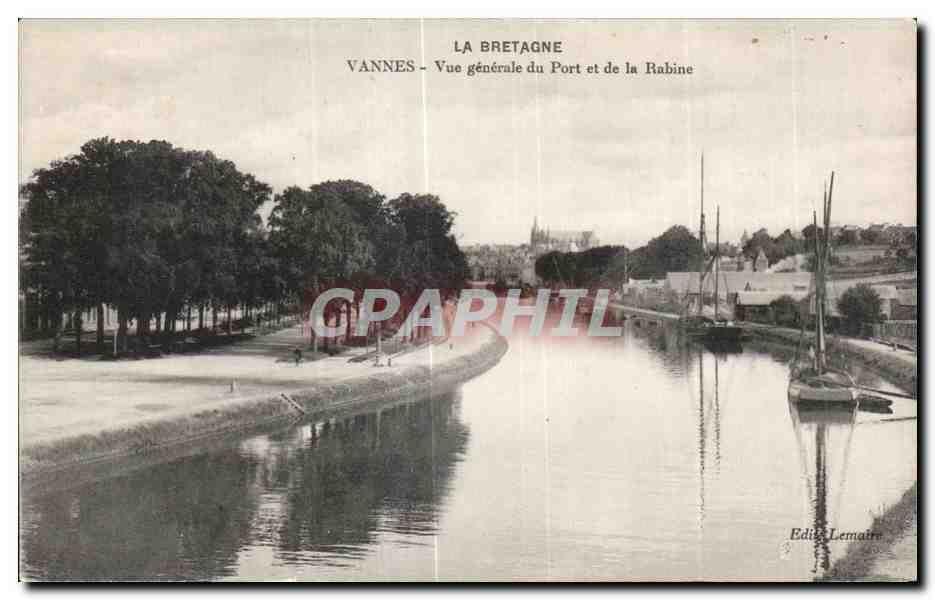 Vannes - Vue générale du Port et de la Rabine — Édité Lemaître
