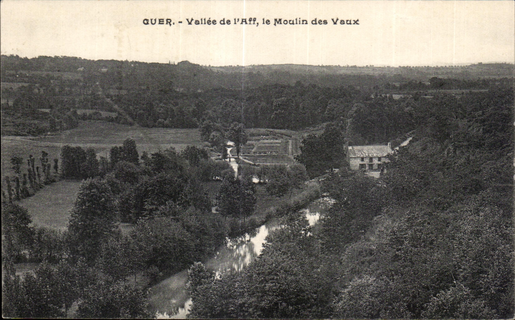 CPA Guer Vallee de L Aff le Moalin des Vaux