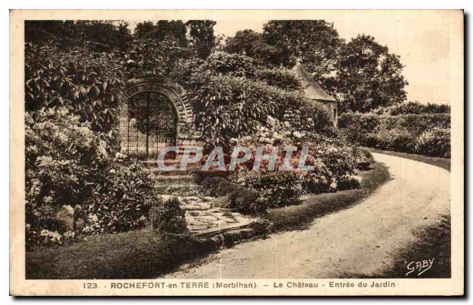 CPA Rochefort Le Chateau Entree du Jardin
