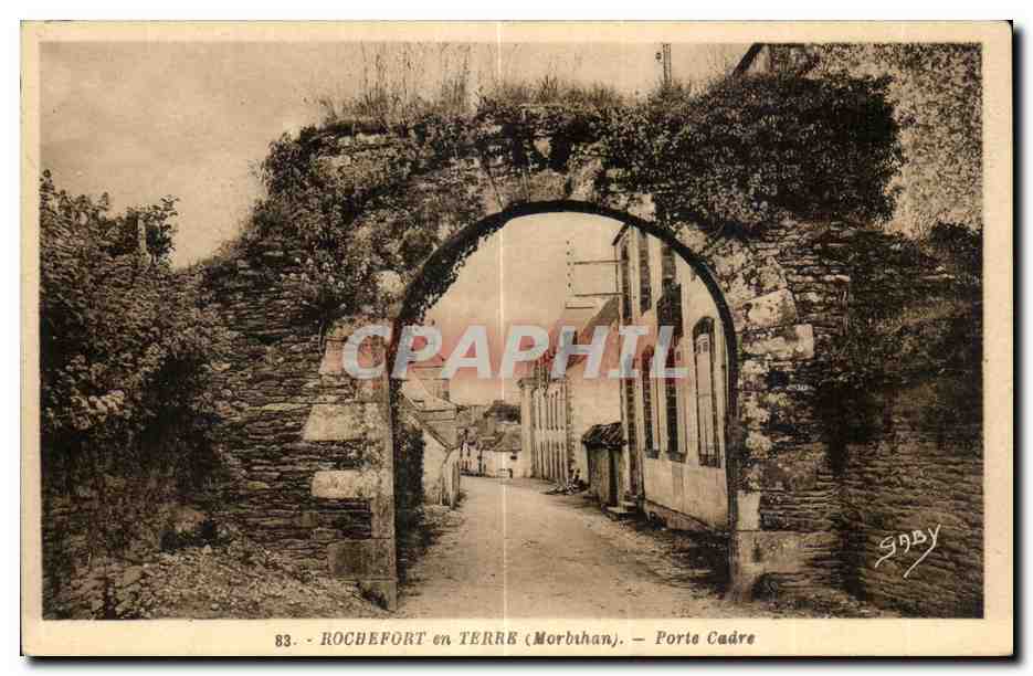 CPA Rochefort en Terre Porte Cadre