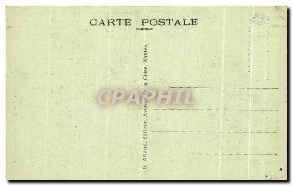 PLOERMEL — Tour de l'Église Saint-Armel (XVᵉ siècle) — G. Arlaud, Nantes — Rückseite