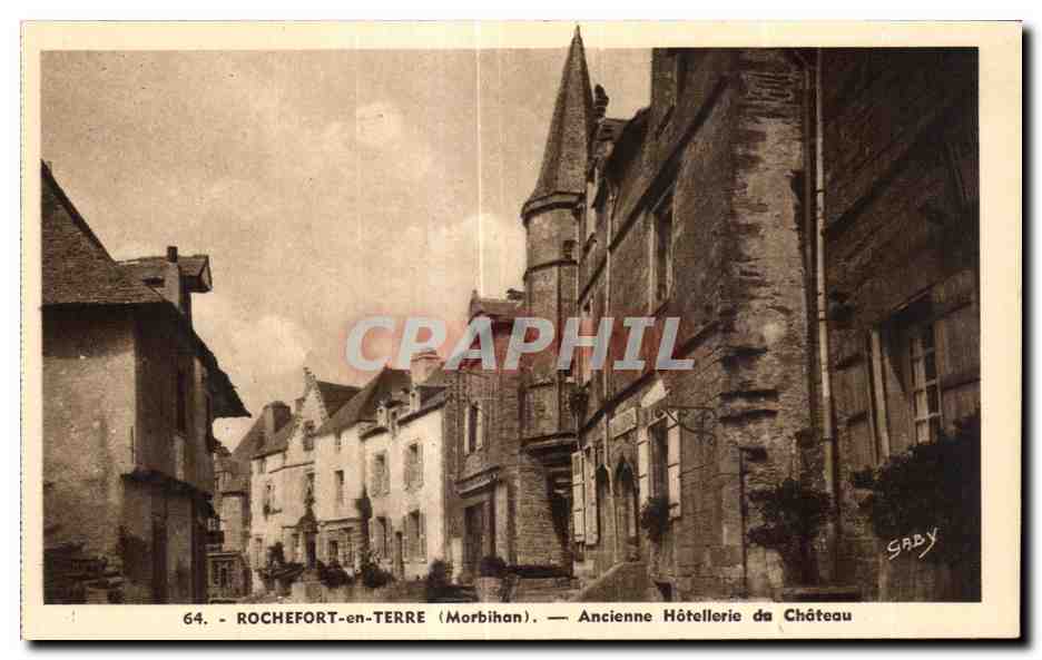 CPA Rochefort en Terre Ancienne Hotellerie du Chateau