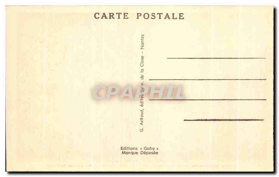 CPA Rochefort en Terre L Eglise Notre Dame de la Tronchaye Bel Edifice Gothique — Rückseite