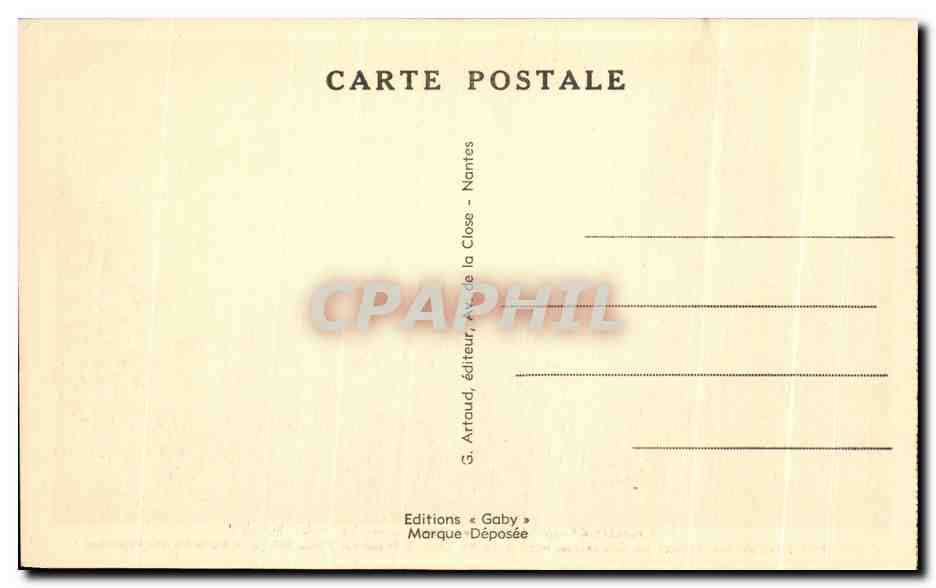 CPA Rochefort en Terre Le Vieux Bourg  — Rückseite