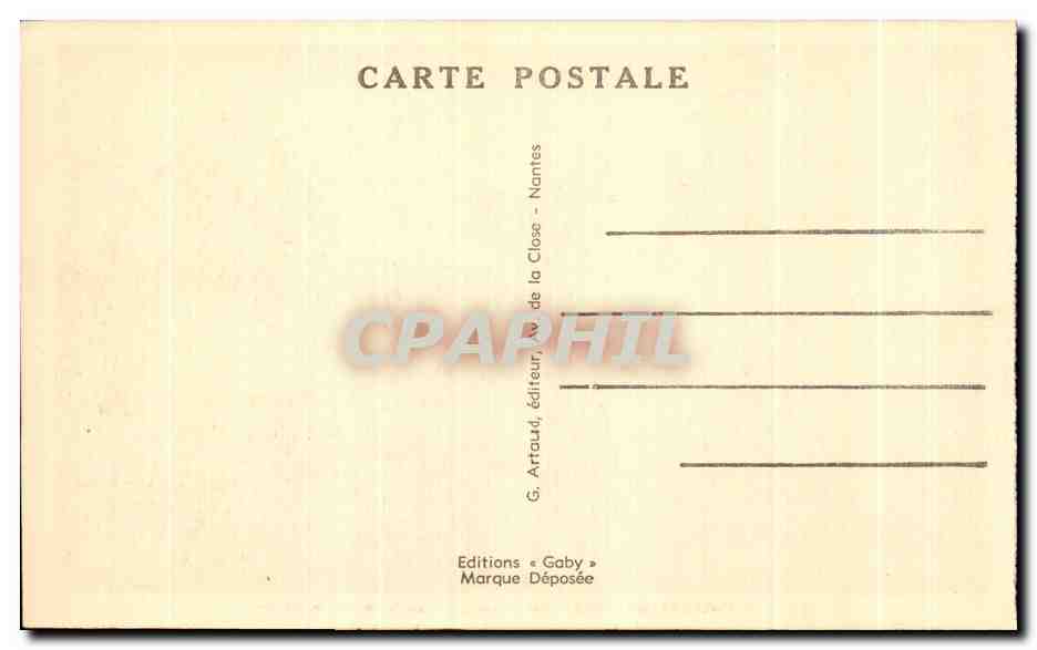 CPA Rochefort en Terre La Ville et le Chateau — Rückseite