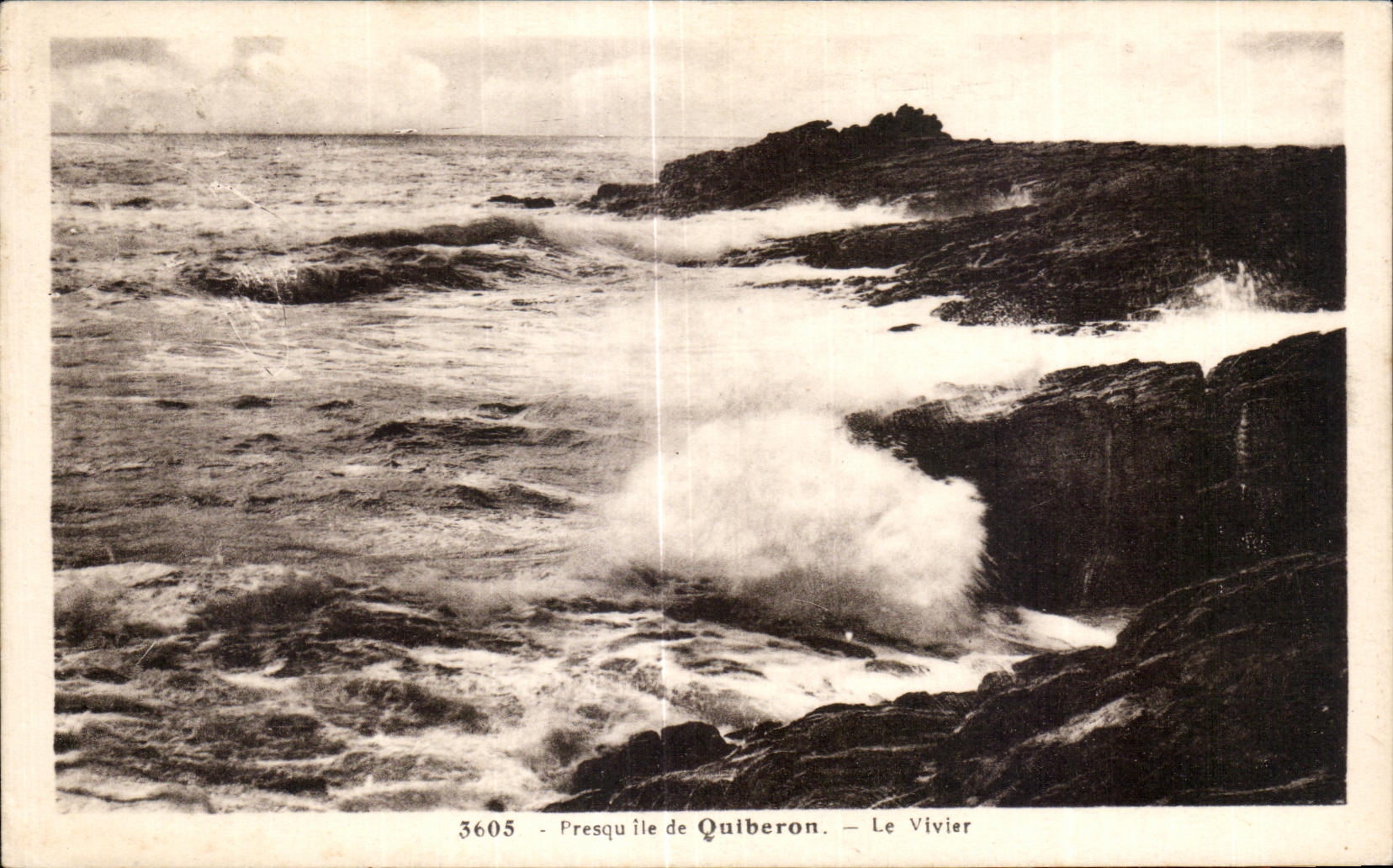 Quiberon Peninsula — Le Vivier — Publisher Laurent, No. 3605