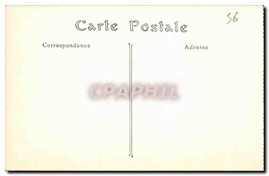 CPA Josselin Eglise Notre Dame Notre Dame du Roncier — Verso