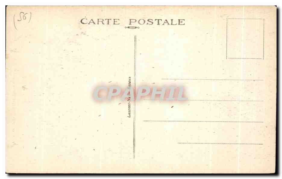 CPA Hennebont Interieur de la Basilique Notre Dame de Paradis — Rückseite