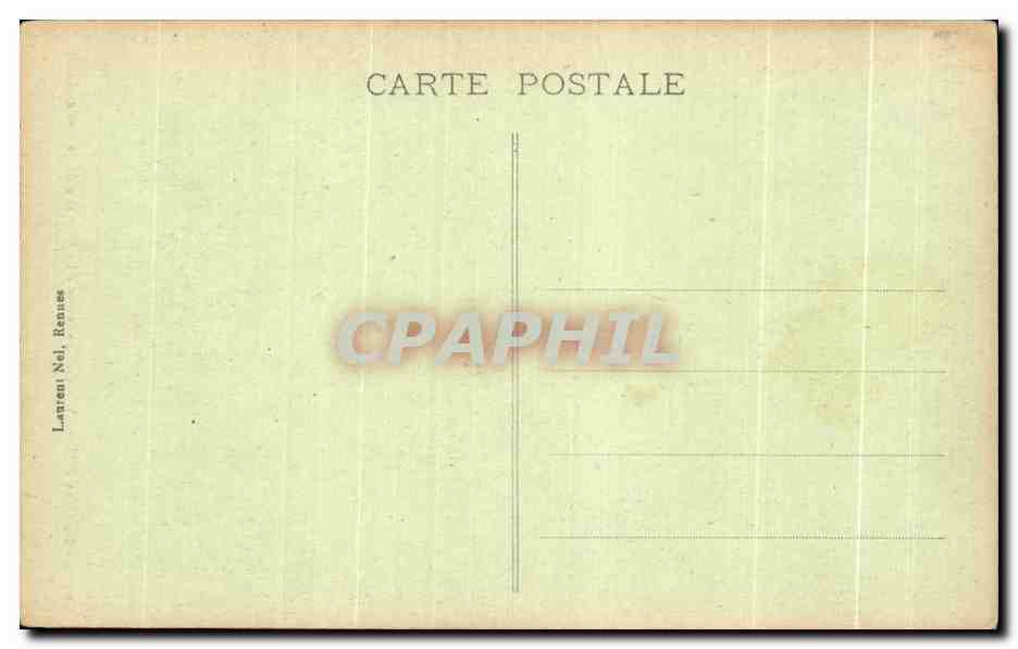 CPA Environs d Auray La Chartreuse La Chapelle de la Commonaute — Rückseite