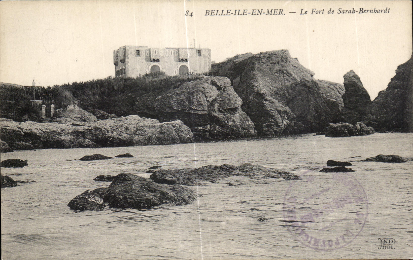 Belle-Île-en-Mer — Le Fort de Sarab-Bernbardt — ND Hot