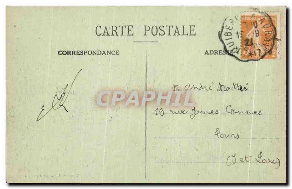 CPA Carnac La Chapelle et la Croix du Mont St Michel — Rückseite
