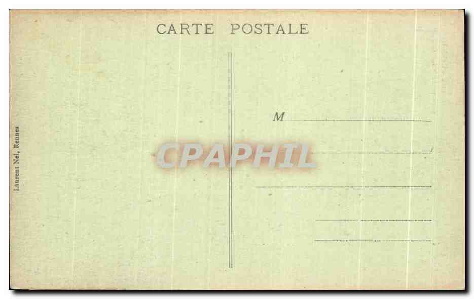 CPA Carnac Calvaire da Mont St Michel — Rückseite