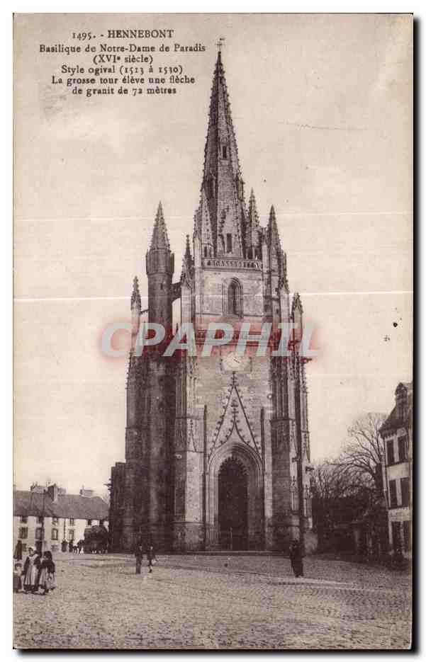 CPA Hennebont Basilique de Notre Dame De Paradis
